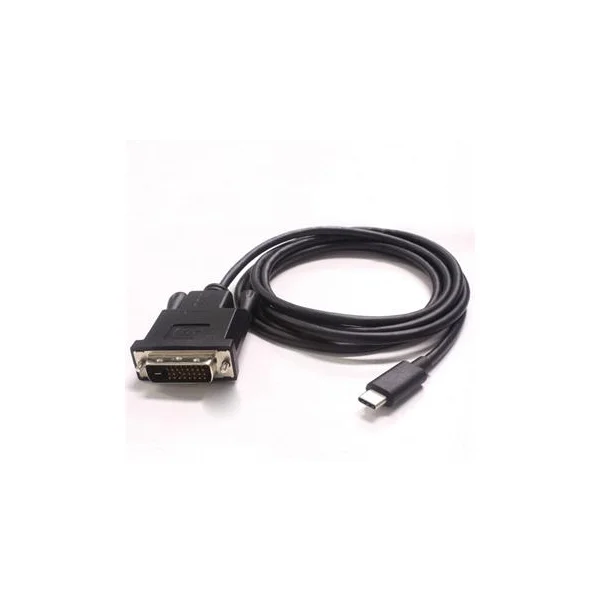 PremiumCord USB-C/DVI-D kábel 1,8m čierny - Káble a redukcie - Hlavný obrázok