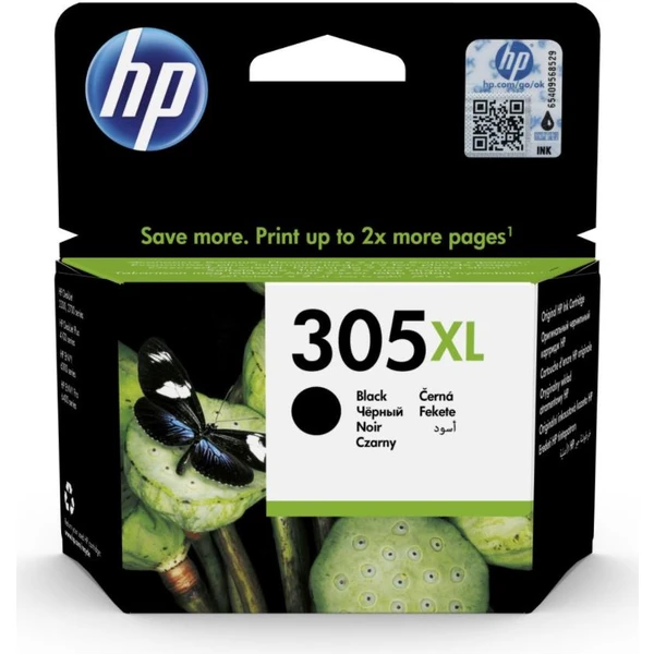 HP 3YM62AE č. 305XL Čierna originálna - Cartridge - Hlavný obrázok