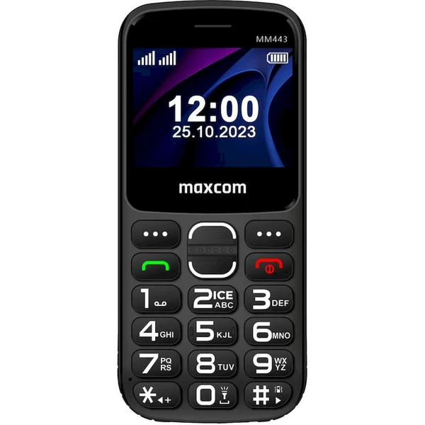 MaxCom MM443 čierny - Mobilné telefóny - Obrázok 4ZHI000K01