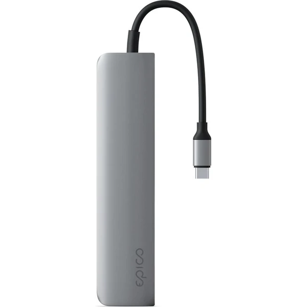 Epico 6v1 hliníkový húb 8K s USB-C hviezdne vesmírne šedý - USB huby - Obrázok 4ZMJ000K01