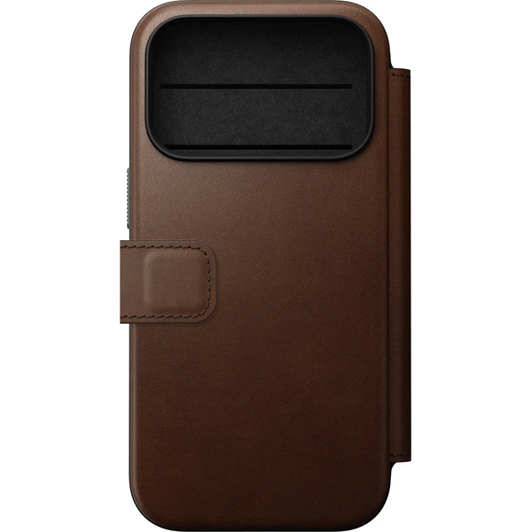 Nomad Modern Leather Folio MagSafe kožené puzdro iPhone 18 Pro Brown - Puzdra - Obrázok 4a08a8acbf8c4d1ea4469bf469f50d65