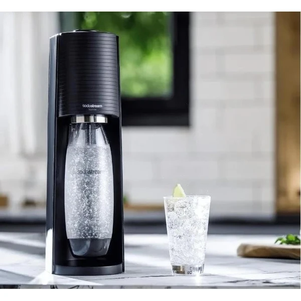 SodaStream Terra Black výrobník sódy, mechanický, 1l fľaša SodaStream Fuse, bombička s CO2, čierny - Výrobníky sódy - Obrázok 4a326d2fdc3b44faa69496b9647a2aa9