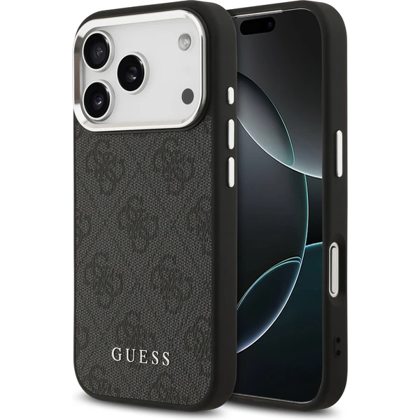 Guess 4G MagSafe kryt iPhone 17 Pro čierny - Puzdra - Hlavný obrázok