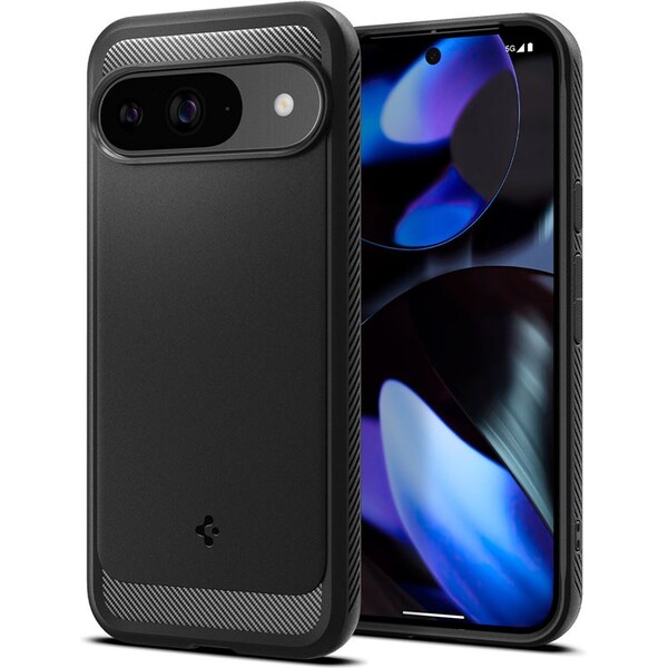 E-shop Spigen Rugged Armor kryt Google Pixel 9 Pro/Pixel 9 matne čierny