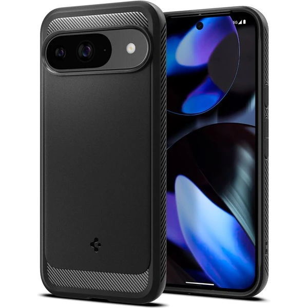 Spigen Rugged Armor kryt Google Pixel 9 Pro/Pixel 9 matne čierny - Puzdra - Hlavný obrázok