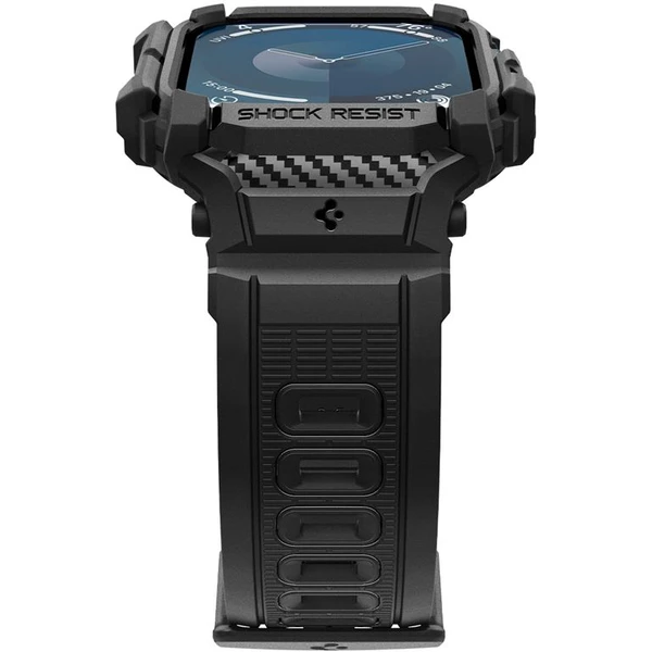 Spigen Rugged Armor Pro remienok s puzdrom Apple Watch 10/11 (42mm) matne čierny - Remienky - Obrázok 4a4505397e8b4f348657f96acc55ce63