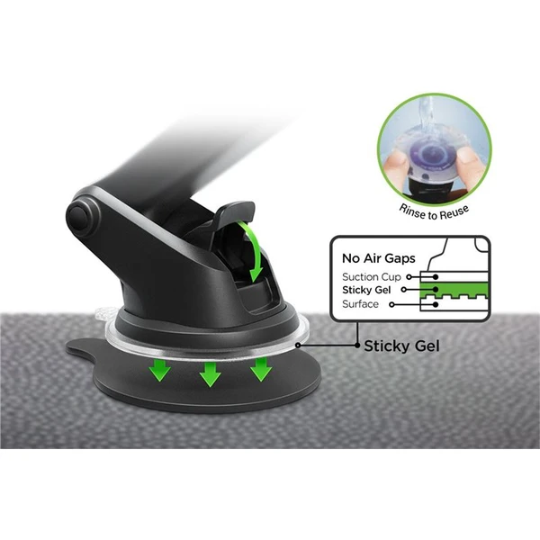 iOttie Easy One Touch 4 držiak s Qi Wireless bezdrôtovým nabíjaním čierny - Držiaky - Obrázok 4a85f35c70ab42888c49acc4fc619580