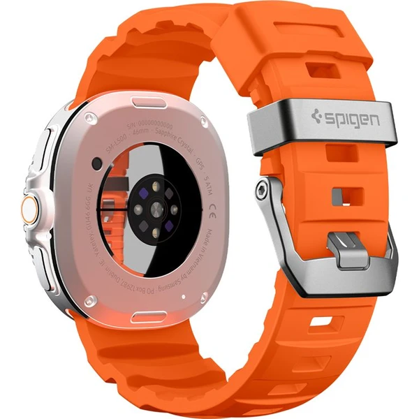Spigen Silicone Band remienok Samsung Galaxy Watch8/Classic 46mm/44mm/40mm oranžový - Remienky - Obrázok 4a91b6b9cba145718120caea0f833b96