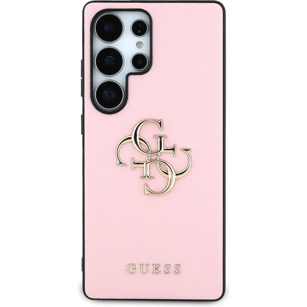 Guess PU Grained 4G Metal Logo kryt Samsung Galaxy S25 Ultra ružový - Puzdra - Obrázok 4a9ce511afc04b498b3105af50fe5a76