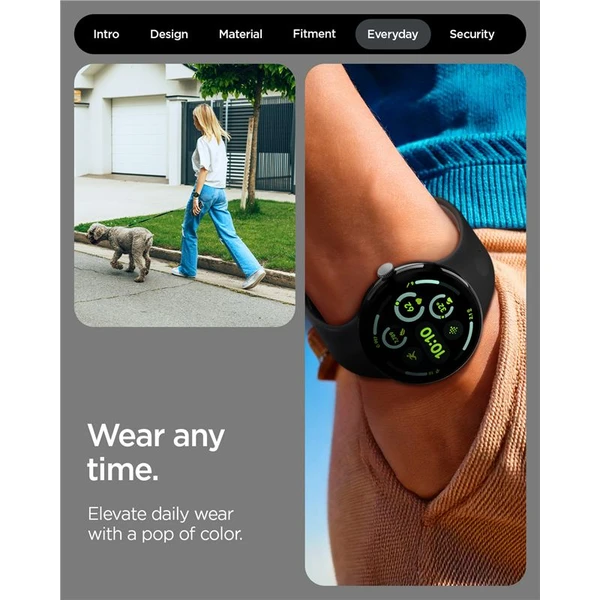 Spigen Nano Pop Band remienok Google Pixel Watch 4/3 (45mm) čierny - Remienky - Obrázok 4ac2cea416ad40e48f16d7ca1d476bd9