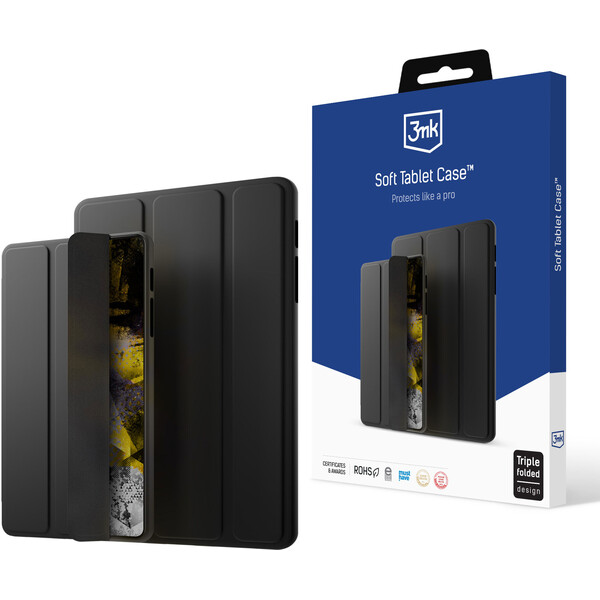 3mk Soft Tablet Case flipové púzdro Samsung Galaxy Tab S10 FE čierne