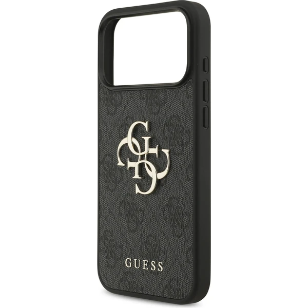 Guess PU 4G Metal Logo kryt iPhone 17 Pro Max sivý - Puzdra - Obrázok 4ae6cf8dd8224c558f39d80de2e99a43