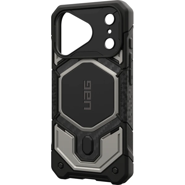 UAG Monarch Pro MagSafe Titanium kryt iPhone 18 Pro/17 Pro strieborný - Puzdra - Obrázok 4aee7e0095e34a7ba0db580616db09af