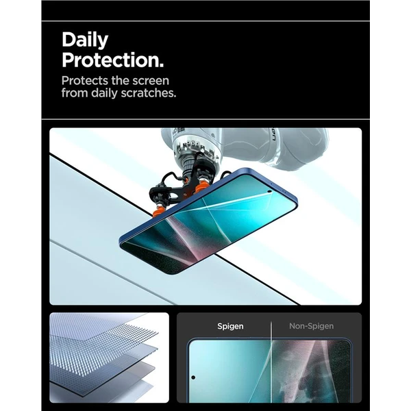 Spigen EliteShield EZ Fit HD ochranná fólia Samsung Galaxy S25 - Ochranné fólie a sklo - Obrázok 4b2308e0b6af48bd919b9222ca581399