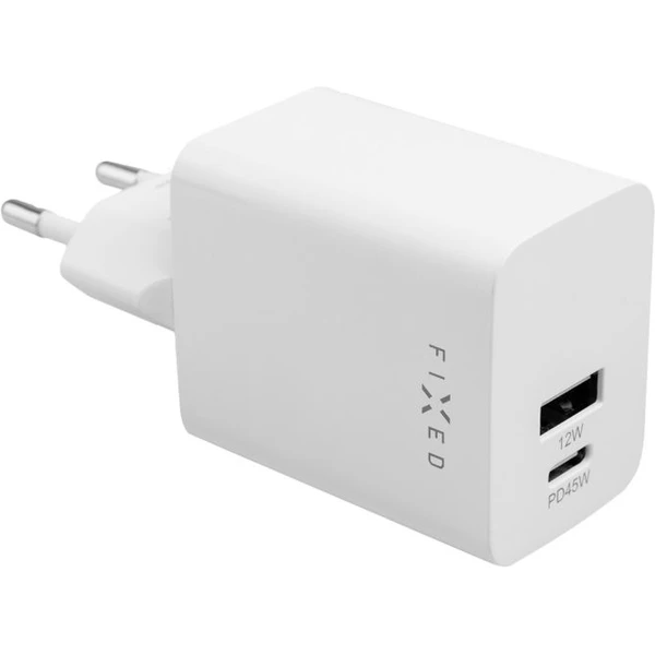 FIXED Mini nabíjačka s USB-C/USB-A, PD, 45W, biela - Nabíjačky - Obrázok 4b673fbe861b4b3c86ce9016f22a5bf6
