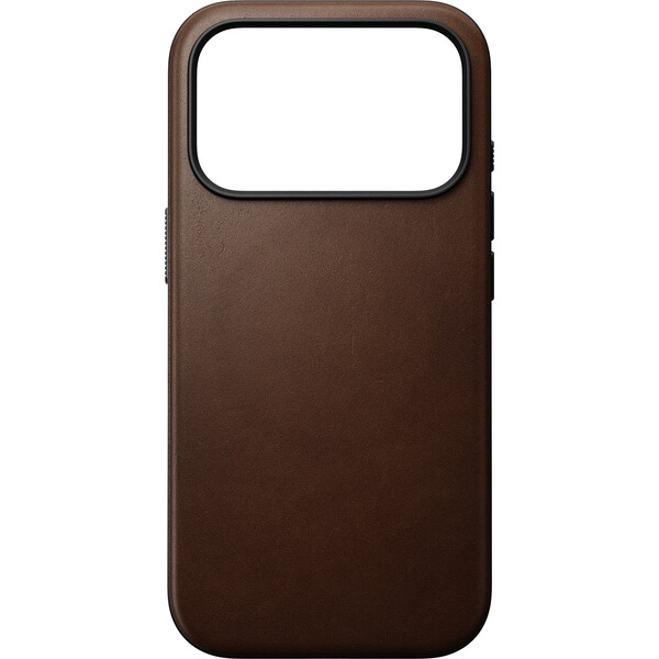 Nomad Modern Leather MagSafe kožený kryt iPhone 17 Pro/18 Pro Brown - Puzdra - Obrázok 4b80233d06fc408895845d0decc4f4ce