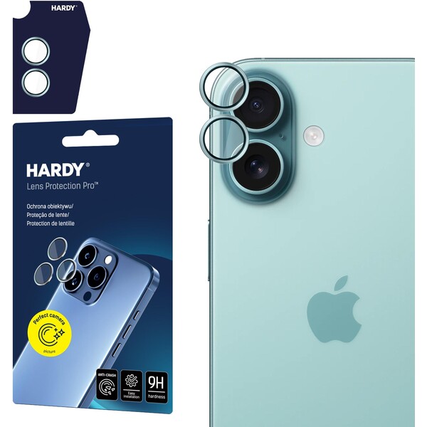 3mk HARDY Lens Protection Pro skla na fotoaparát Apple iPhone 17 šalviovo zelená