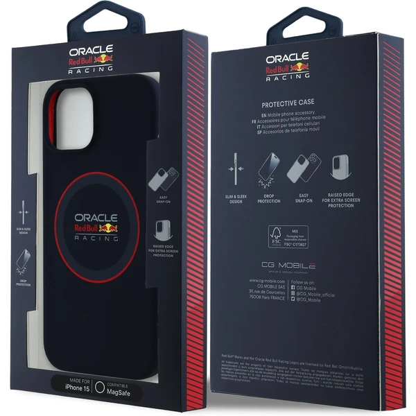 Oracle Red Bull Racing Silicone Red Ring MagSafe kryt iPhone 15 modrý - Puzdra - Obrázok 4ba3ac882c6040e58a8de5e50de622a3