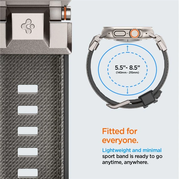 Spigen DuraPro Armor remienok Apple Watch Ultra 49/46/45/44/42mm sivý - Remienky - Obrázok 4baf00905d7a437b9561baf7b6ec8f15