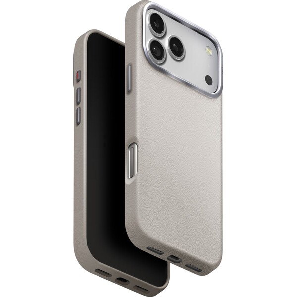 E-shop UNIQ Lyden Premium Leatherette MagClick MagSafe kryt iPhone 17 Pro Max Clay