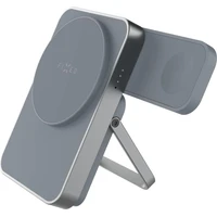 FIXED MagZen 5 Stojan MagSafe powerbanka 5000 mAh so stojanom (20W) sivá - Powerbanky