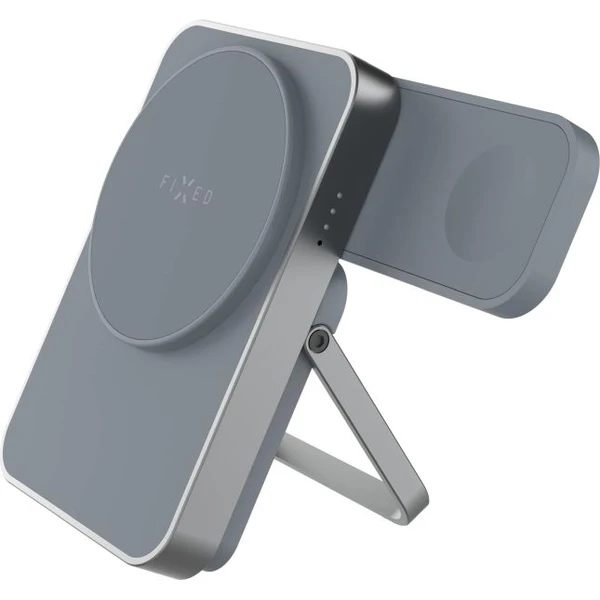 FIXED MagZen 5 Stojan MagSafe powerbanka 5000 mAh so stojanom (20W) sivá - Powerbanky - Hlavný obrázok