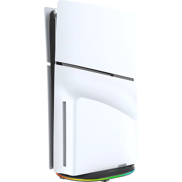 iPega P5S035SAH vertikálny stojan s USB-A a RGB pre PS5 Slim/PS5 Pre čierny - Stojany - Hlavný obrázok