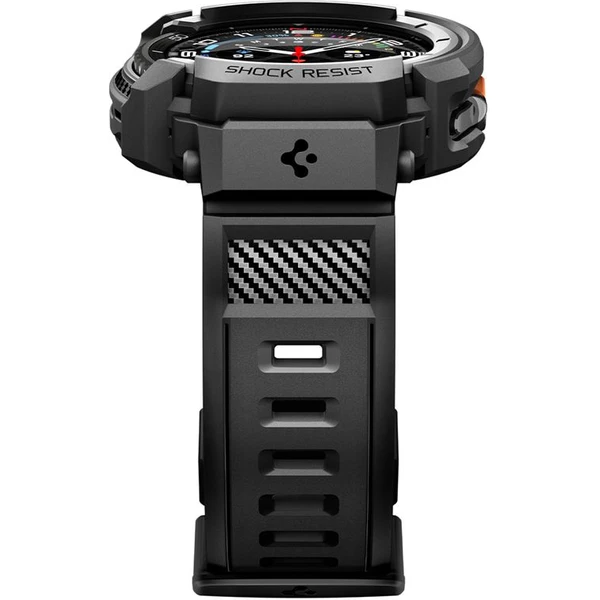 Spigen Rugged Armor Pre kryt s remienkom Galaxy Watch8 Classic (46mm) matne čierny - Puzdra - Obrázok 4c0de10866ef4066a1125ec571bf856b