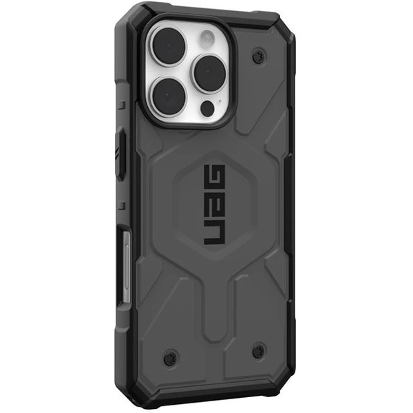 UAG Pathfinder Magsafe kryt iPhone 16 Pro strieborný - Puzdra - Obrázok 4c35104759314bb2a687ca6f2f482f0d