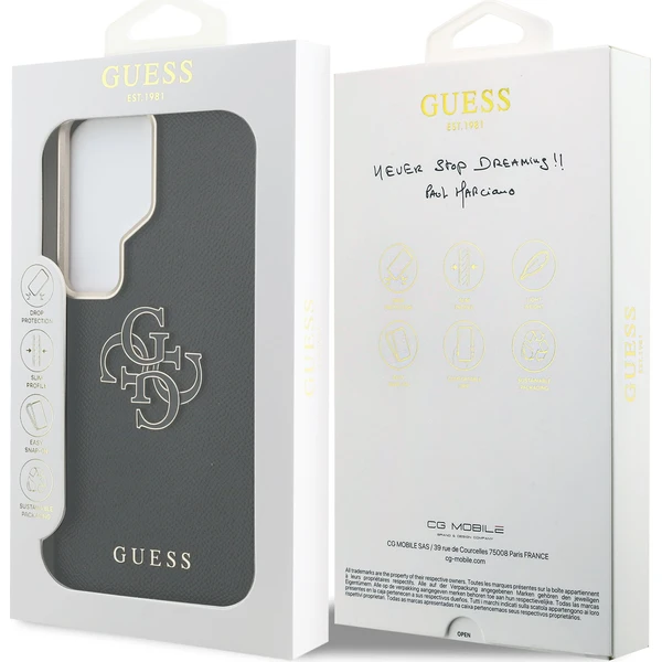 Guess PU 4G Resin Metal Logo kryt Samsung Galaxy S26 Ultra čierny - Puzdra - Obrázok 4c36d7cd262c4e219b6988626a11059f