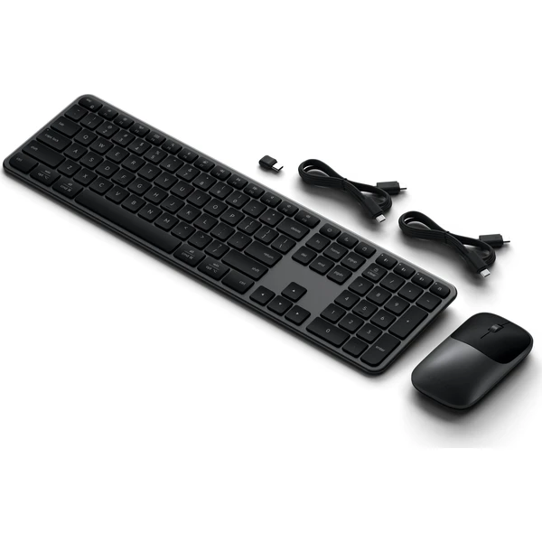 Satechi Slim CEX3 Wireless Combo ((Keyboard and Mouse) - US English - Space Black - Klávesnicové sety - Obrázok 4c53195126264e729afd10e8f599de46