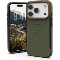 UAG Civilian Magsafe kryt iPhone 17 Pro zelený/oranžový - Puzdra