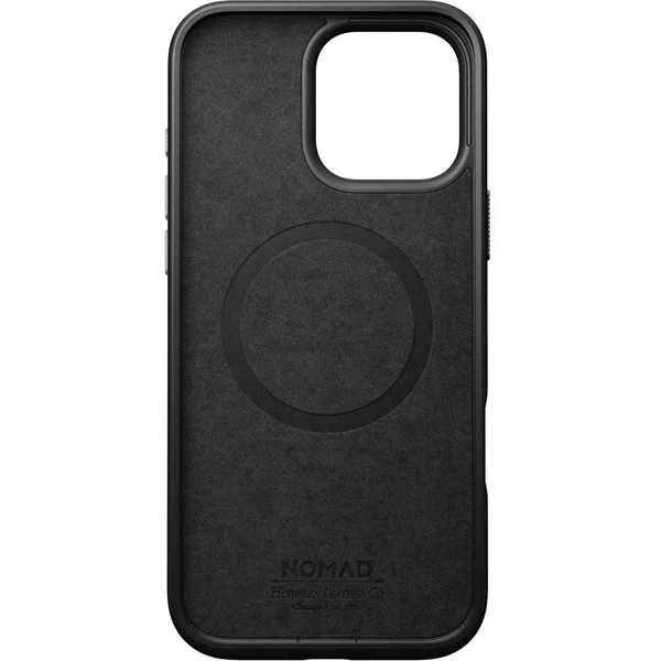 Nomad Modern Leather Case MagSafe kryt iPhone 16 Pro Max zelený chrómovaný - Puzdra - Obrázok 4c63aae464a049a596f98d98d3b43d95