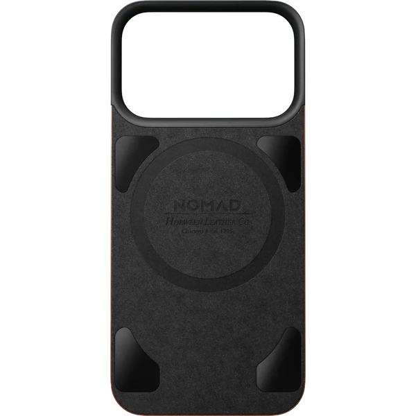 Nomad Magnetic Leather Back (Horween) MagSafe kožený kryt iPhone 18 Pro Olde Dublin - Puzdra - Obrázok 4c6b03b736b041b4bda24bbfa06f2e05