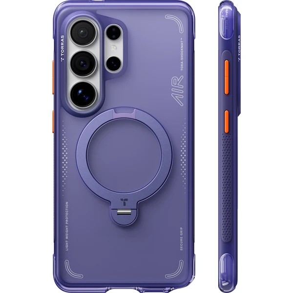 Torras Ostand Q3 Air MagSafe kryt Samsung Galaxy S26 Ultra violet surge - Puzdra - Hlavný obrázok