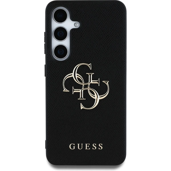 Guess PU Grained 4G Metal Logo kryt Samsung Galaxy S25 čierny - Puzdra - Obrázok 4ca4f17342fb4dcebd8e0ecbe56ab556