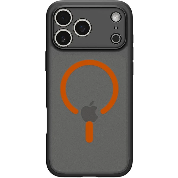 Spigen Ultra Hybrid MagSafe kryt iPhone 17 Pro Max frost black orange - Puzdra - Obrázok 4cdff40e61254f05aebfc22474b136e9