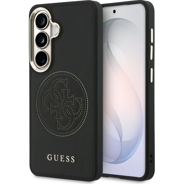 Guess PU Perforated 4G Logo Magnetic kryt Samsung Galaxy S26 čierny - Puzdra - Hlavný obrázok