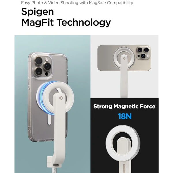 Spigen MagSafe Tripod Selfie Stick, dune beige - Držiaky - Obrázok 4cfb46dd23474711917944e37e32855c