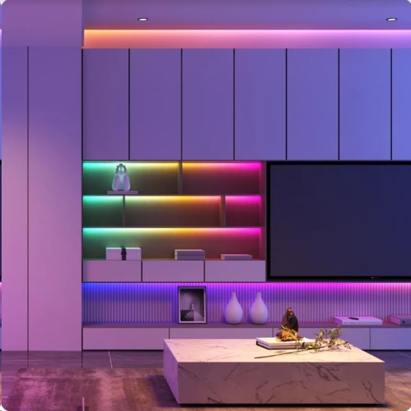 Govee WiFi RGBIC Smart PRE LED pásik 10m - LED pásy - Obrázok 4cfbec48606f45e5a900977c34a1f2ab