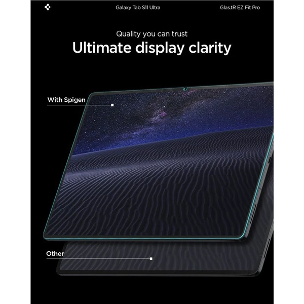 Spigen Glass tR EZ Fit Pro sklo Samsung Galaxy Tab S11 Ultra priehľadné (1 ks) - Ochranné fólie a sklo - Obrázok 4d06b105dbb64c69940f6afad5f5486d
