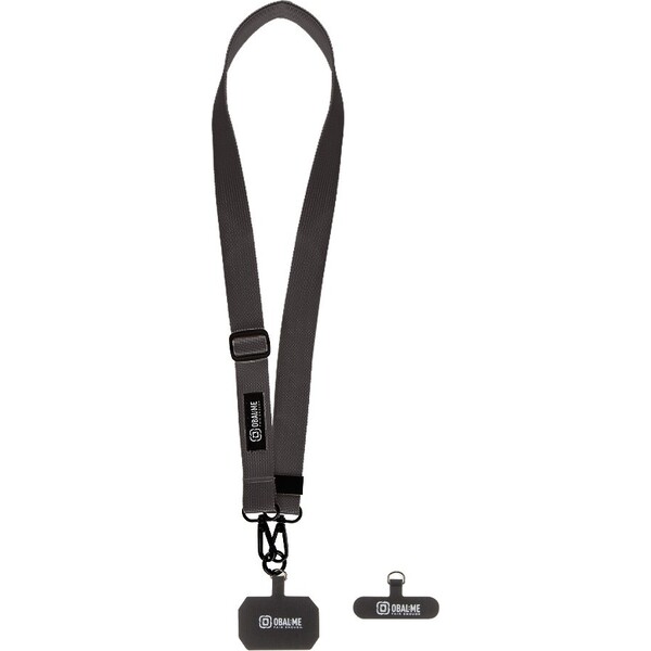 E-shop OBAL:ME NeckTag Ribbon popruh na telefón čierny