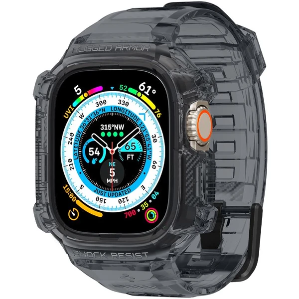 Spigen Rugged Armor Pro remienok s puzdrom Apple Watch Ultra 3/2/1 (49mm) dymový - Puzdra - Obrázok 4d55baa3301a4796be3020e5ce16b77b