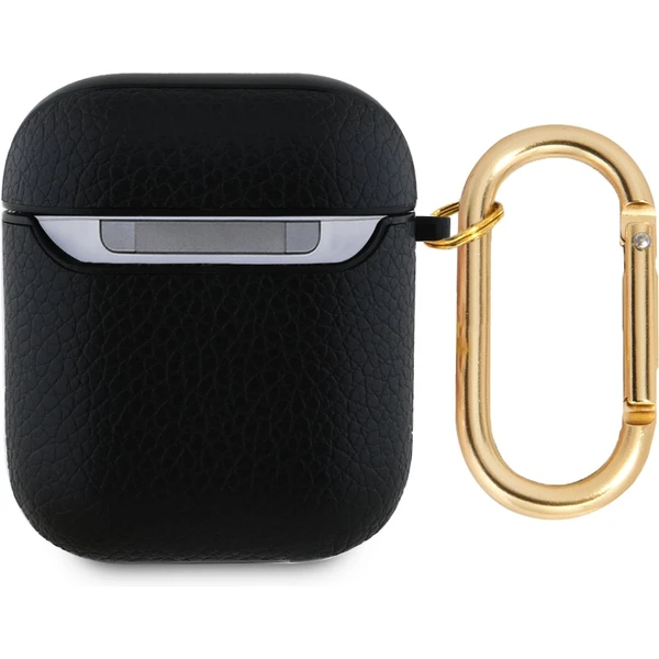 Guess PU Grained Classic Logo puzdro pre AirPods 1/2 čierne - Puzdra - Obrázok 4d5dddc3351c49d980f3c80117da5d3a
