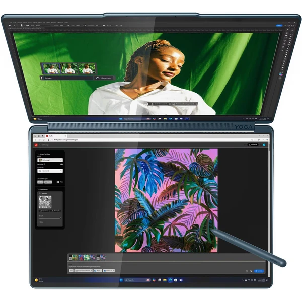 Lenovo Yoga Book 9 14IAH10 (83KJ0028CK) modrozelený - 3 roky záruky Premium Care - Notebooky - Obrázok 4d61652cc76f4ec1ad6d2bf56d7c4666