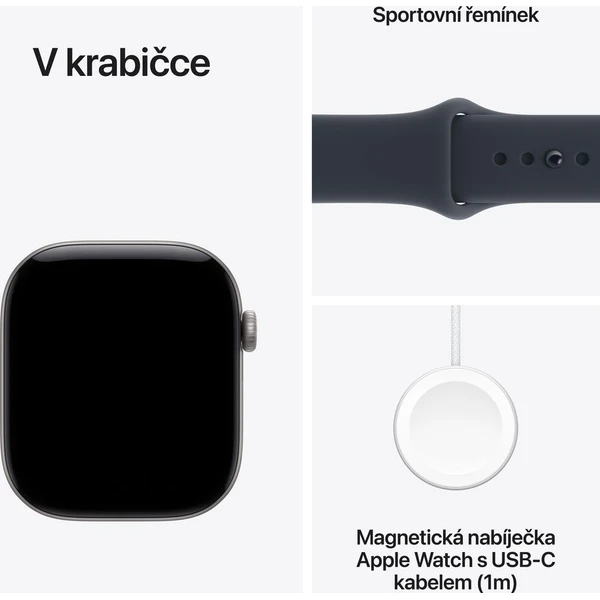 Apple Watch Series 12 Cellular (46mm) Vesmírně šedý hliník s námořnicky modrým sportovním řemínkem M - Inteligentné hodinky - Obrázok 4d65adef97dc4d85a75786ffd06a38e2