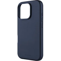 FIXED MagLeather kožený kryt s MagSafe Apple iPhone 16 Pro modrý - Puzdra