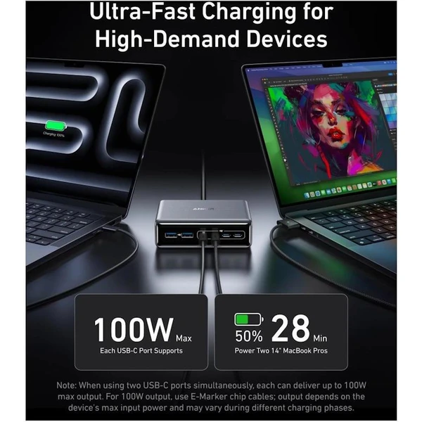 Anker nabíjacej stanice Prime 200W 4xUSB-C, 2xUSB čierna - Nabíjačky - Obrázok 4df3b2c24ace4b4696f7e75cc4b97f55
