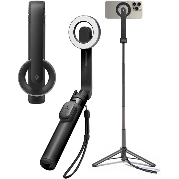 Spigen MagSafe Tripod Selfie Stick čierna - Držiaky - Hlavný obrázok