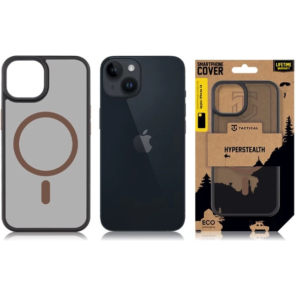 Tactical MagForce Hyperstealth 2.0 Kryt pre iPhone 14 Black/Moucha Moose - Puzdra - Obrázok 4e114f4969db461295ebeba2d330f79d